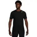 Nike Kortærmet AeroSwift Dri-FIT ADV-løbetop til mænd - sort