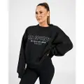 MM Sports Sweater Wmn Varsity, Black - XS