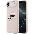 Karl Lagerfeld iPhone Air Karl Lagerfeld Double Heads MagSafe cover i flydende silikone - Pink