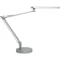 Unilux Skrivebordslampe Led Med Dobbelt Arm I Metallisk Farve 56w