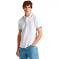 Pepe Jeans Pepe Jeanstil mænd. PM542156 Harley hvid polo shirt (XXL), Casual, Bomuld, Korte ærmer, Bæredygtig