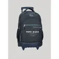 Pepe Jeans Pepe Jeansunisex til børn. 6912921 Edmon rygsæk med hjul marineblå (OSFA), Casual, Polyester, børnetøj