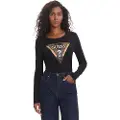 GUESS Leo Triangle T-shirt Med Lange ærmer