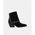 Xti Xtitil kvinder. 14446401-NEGRO Ankelstøvler 144464 sort (39), 5-8 cm, Lynlås, Casual