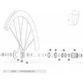 Mavic Baghjulsnav 6803 Leje Par
