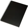 Esselte Notesblok Memo Art A5 wire-o lin. sort