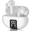Mtp Products M10 Høretelefoner med oversættelse til flere sprog Trådløs Bluetooth Smart Voice Translator Headset - Hvid