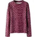 Name it Leopard- Top Med Lange Ærmer