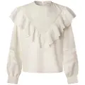 Pepe Jeans Pepe Jeanstil kvinder. PL3051272 Bluse Noe hvid (L), Casual, Bomuld, Lange ærmer