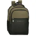 Pepe Jeans Pepe Jeansunisex. 7122833 Jarvis rygsæk 15,6" computer- og tabletholder to rum mørkegrøn (OSFA), Casual, Polyester