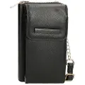 Pepe Jeans Pepe Jeanstil kvinder. 7945331 Elia kortholder skuldertaske sort (OSFA), Casual, Syntetisk