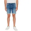 Pepe Jeans Pepe Jeanstil mænd. PM801080HT9 Blå slim bermudashorts (32), Casual, Bomuld, Denim, Bæredygtig
