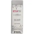 STYLETEK 5"x16" Moonlight Silver Emboss Folie Ark - 200 stuks