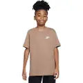 Nike Sportswear-T-shirt til større børn - brun