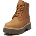 Timberland Timberlandtil kvinder. TB0A2H3CEN11 Stone Street 6-tommer vandtætte læderstøvler brun (35.5), Fast, 1-3 cm, Blonder