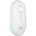 Logitech Pebble Mouse 2 M350s Wireless - Tonal White - Mus - Optisk - 3 knapper - Hvid