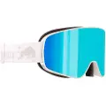 Red Bull Spect Eyewear - Ski masker - Rush White - Smoke With Blue Mirror til Unisex - Hvid