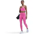 Nike Universa-leggings med høj talje i fuld længde uden søm foran til kvinder - Pink