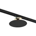 QAZQA Moderne plafondlamp zwart voor railsysteem 1-fase 2-lichts - Iconic Pulley