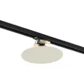 QAZQA Moderne beige loftslampe til skinnesystem 1-faset 2-lys - Iconic Pulley