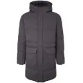 Pepe Jeans Pepe Jeanstil mænd. PM402846 Parka Brad sort off-white (XXL), Casual, Polyester, Lange ærmer