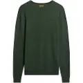 Superdry Superdrytil mænd. M6110564A Essential trøje med rund hals grøn (M), Casual, Nylon