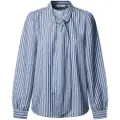 Pepe Jeans Pepe Jeanstil kvinder. PL3051268 Skjorte Maty blå (S), Casual, Bomuld, Lange ærmer