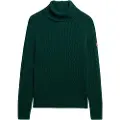 Superdry Slouchy Cable Striktrøje Med Høj Hals
