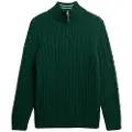 Superdry Cotton Classic Cable Halv Lynlås Sweater
