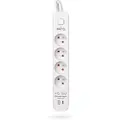 KERG M02593 Stikdåse Usb C/a Med 4 Udtag Og Afbryder 3 M 16a