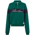 Another Cotton Lab Another Half Half-Zip Sweater grøn