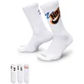 Nike Everyday Plus-crewstrømper (3 par) - multifarvet