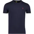 Ralph Lauren Polo Ralph Laurentil mænd. 710680785004 SSCNM2 Navy T-shirt i bomuld (XXL), Casual, Korte ærmer, Blå