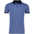 Gant Ganttil mænd. 2057029 Oxford piqué polo shirt i fire farver blå (5XL), Casual, Bomuld, Korte ærmer