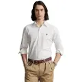 Ralph Lauren Polo Ralph Laurentil mænd. 710772290003 Custom Fit Oxford skjorte hvid (XXL), Casual, Bomuld, Lange ærmer