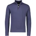 Gant Ganttil mænd. 2068028 Sacker Rib sweatshirt med halv lynlås blå (5XL), Casual, Bomuld