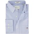 Gant Ganttil mænd. 3000200 Regular Fit Oxford-skjorte blå (XL), Casual, Bomuld, Klassisk, Lange ærmer