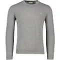 Gant Ganttil mænd. 8030561 Classic Cotton Crewneck Pullover Grey (M), Casual, Grå, Bomuld