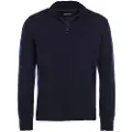 Barbour Barbourtil mænd. MKN0339 Essential Zip navy trøje (XXL), Casual, Bomuld, Blå