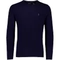 Ralph Lauren Polo Ralph Laurentil mænd. 710974148001 Blå uldtrøje (L), Casual, Bomuld