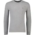 Ralph Lauren Polo Ralph Laurentil mænd. 710974148002 Grå uldtrøje (XL), Casual, Bomuld