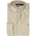 Ralph Lauren Polo Ralph Laurentil mænd. 710852744004 Slim Fit Gingham-skjorte beige (M), Casual, Bomuld, Lange ærmer