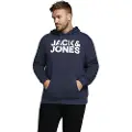 Jack & Jones Crop Logo Pluse Size Hættetrøje