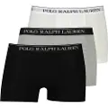 Ralph Lauren Polo Ralph Laurentil mænd. 714835885003 Pakke med 3 boxershorts 714835885003 grå, hvid, sort (M), Afslappet, Bomuld, Elastin