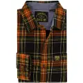 Superdry Superdrytil mænd. M4010727A Skovhugger-skjorte sort (XXL), Casual, Bomuld, Lange ærmer