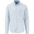 Fynch&Hatton Summer Oxford Check Skjorte Med Lange ærmer