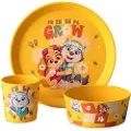 Koziol - Børnesæt Connect Paw Patrol 3 dele - Gul - Børneservice & tilbehør - - Homeroom