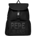 Pepe Jeans Pepe Jeanstil kvinder. PL0300064 Rygsæk Gaetana sort (OSFA), Casual, Polyester
