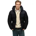 Superdry Superdrytil mænd. M5012281A Colourblock pufferjakke sort (L), Casual, Polyester