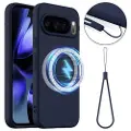 Mtp Products Google Pixel 10 Pro XL Liquid Silikone Cover - MagSafe Kompatibel - Mørkeblå
